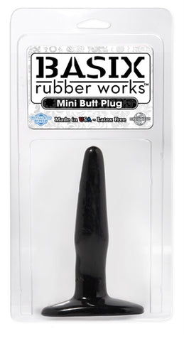 Basix Mini Butt Plug Black PD4260-23