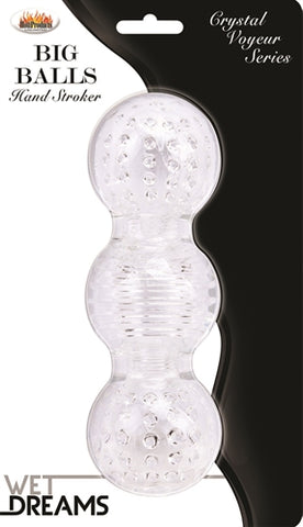 Wet Dreams Crystal Voyeur Big Balls Stroker HTP2953