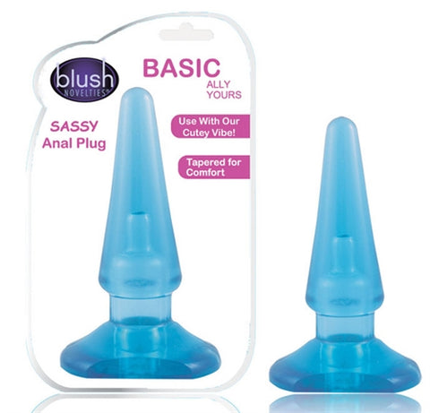 Sassy Anal Plug Blue BL-24162