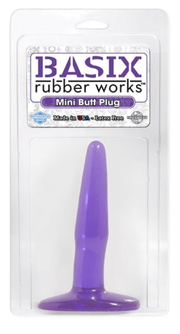 Basix Mini Butt Plug Purple PD4260-12