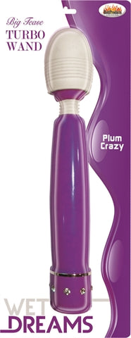 Wet Dreams Big Tease Turbo Wand - Plum Crazy HTP2858