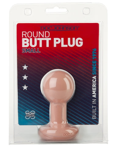 Round Butt Plug - Small - White DJ0244-52