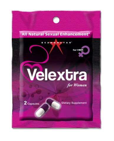 Velextra Female Sexual Enhancement Capsules - 2 Packs - Each VLXT02P