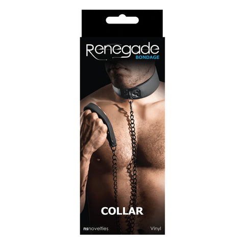 Renegade Bondage Collar - Black NSN1192-13