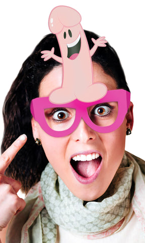 Bachelorette Party Favors Party Pecker Glasses -  8 Count PD6616-00